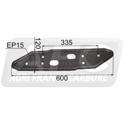 Contre-sep carbure droit