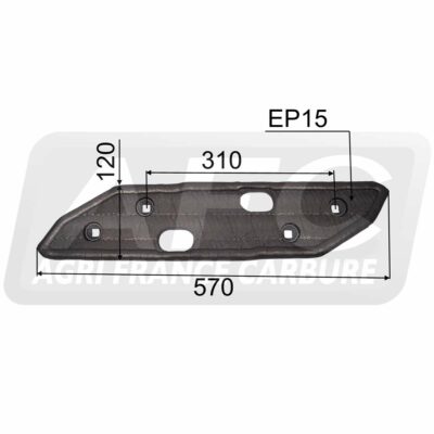 Contre-sep carbure droit