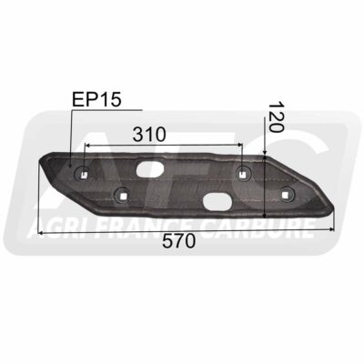 Contre-sep carbure gauche