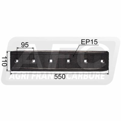 Contre-sep carbure reversible