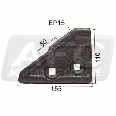 Nez de contre-sep droit carbure