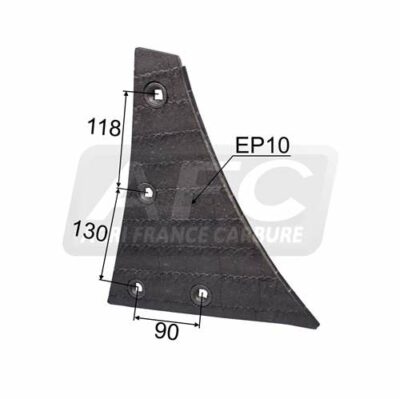 Étrave droite carbure renforcée