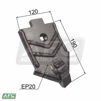 Pointe de déchaumeur carbure